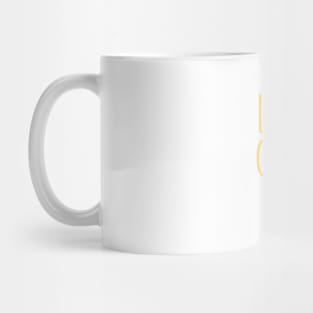 Love Goes On, mustard Mug